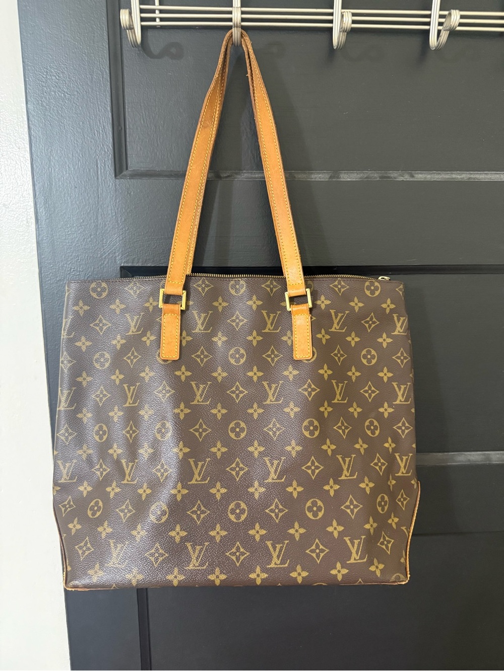 Louis Vuitton Monogram Canvas Tote in Brown and Tan